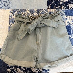Wishlist Light Blue Denim Women Shorts